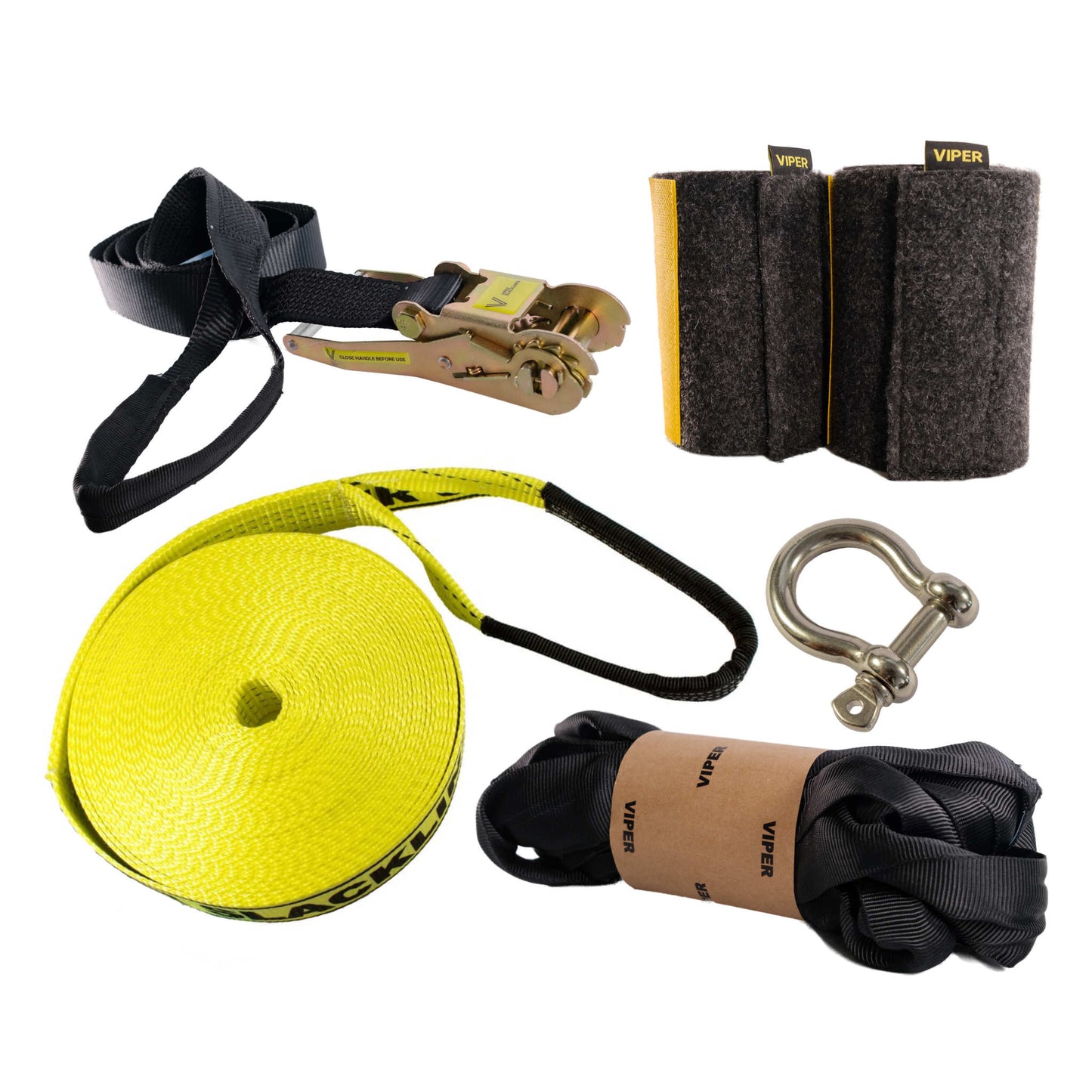 Active Slackline & Sling and Shackle Combo