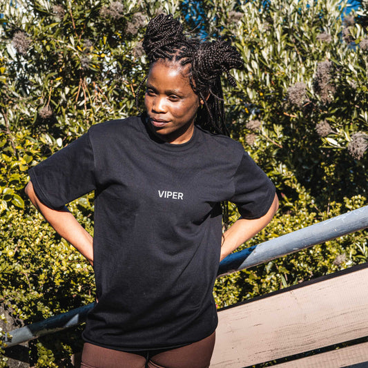 Classic VIPER Black Crew Neck T-Shirt
