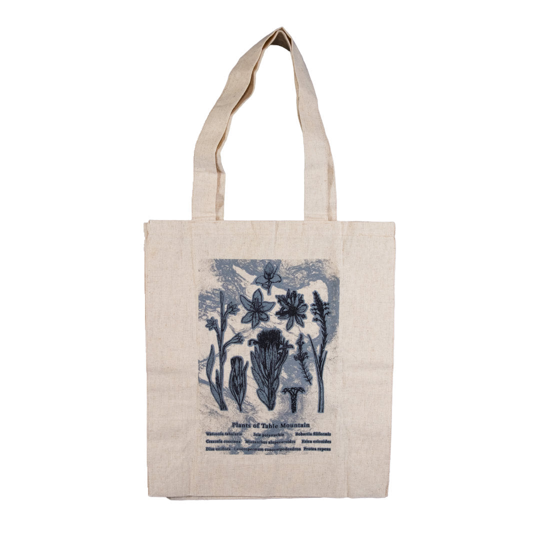 Bundle: Plants of Table Mountain Hoodie, T-Shirt, Totebag, Stickers & Choice of Bush Hat or Beanie