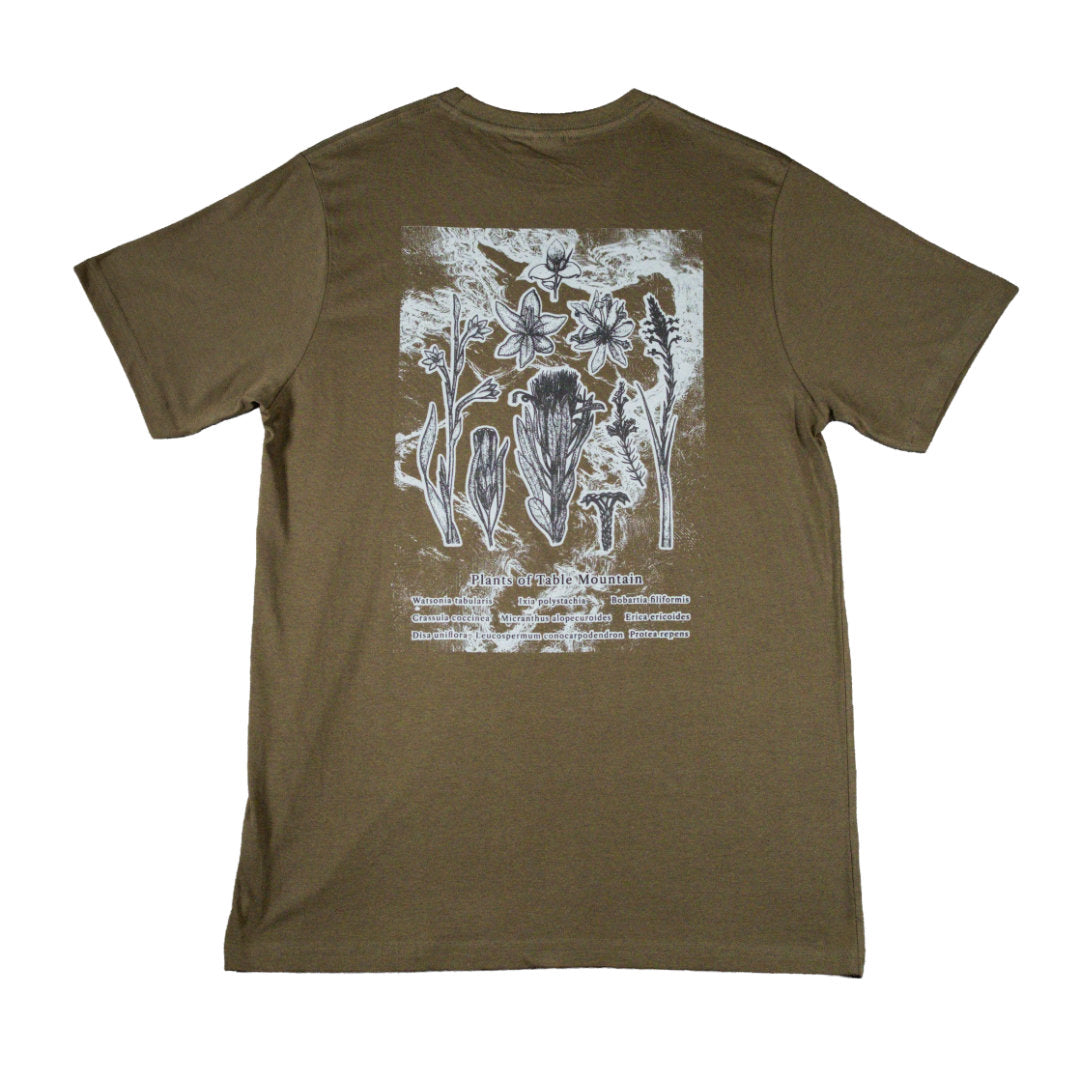 Bundle: Plants of Table Mountain Hoodie, T-Shirt, Totebag, Stickers & Choice of Bush Hat or Beanie