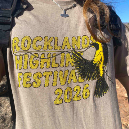 Rocklands Highline Festival 2026 Tshirt