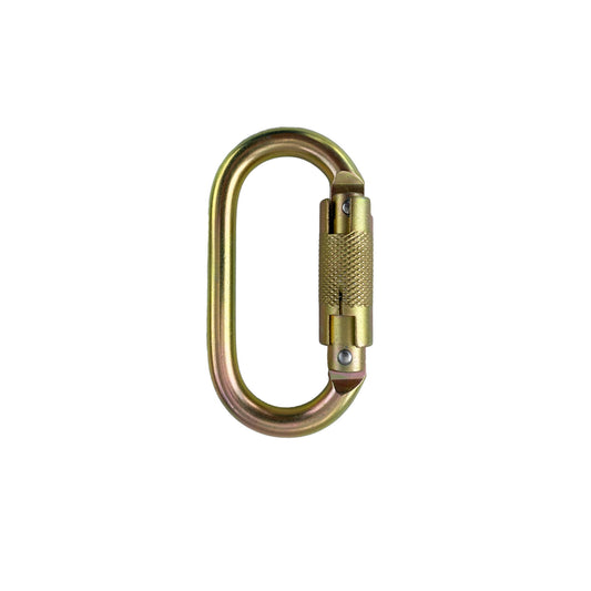 Oval Auto-Locking Carabiner