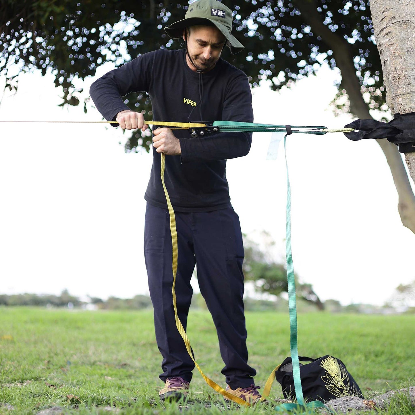 Slow Release for Slackline