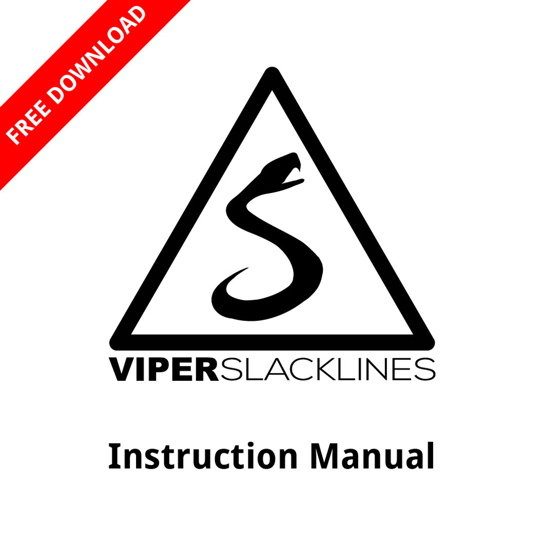 Free Slackline Manual Download - Viper Slacklines, accessory - Slackline, Viper Slacklines - Viper Slacklines