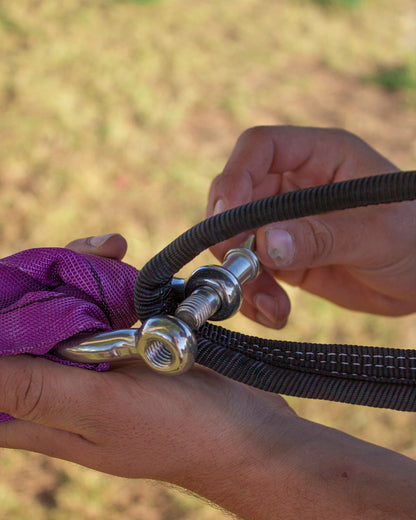 How to use a slackline - slackline sling and shackle - how to slackline